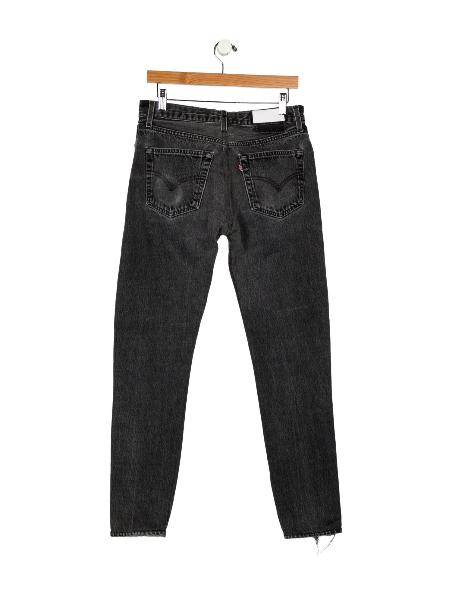 Re/Done X Levis Mid-Rise Straight Leg Jeans
