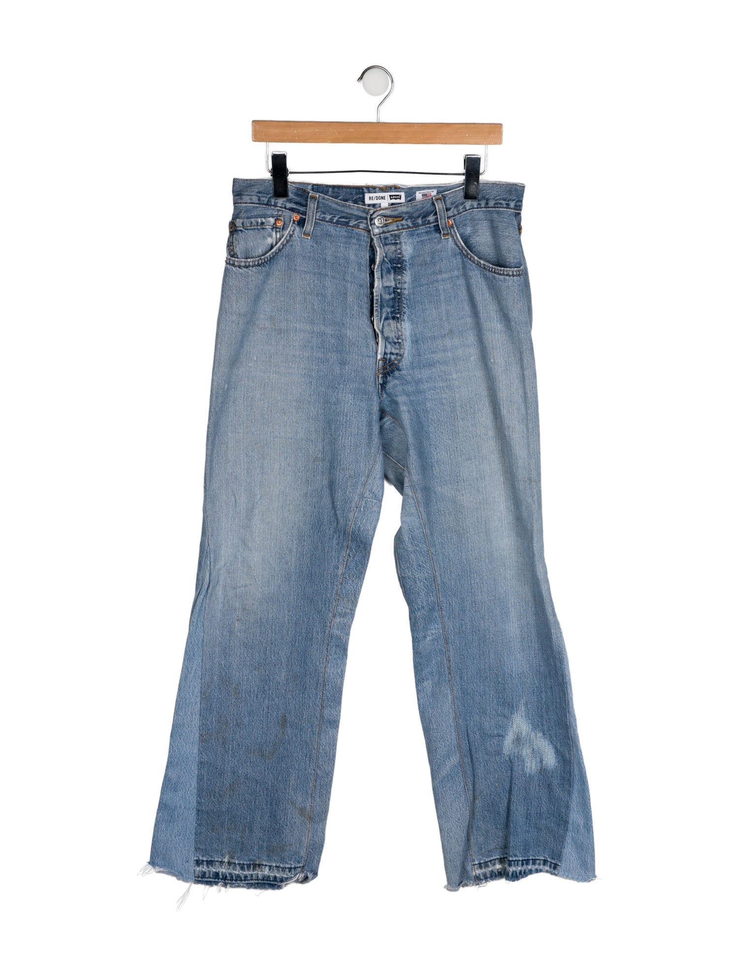 Re/Done X Levis High-Rise Wide Leg Jeans