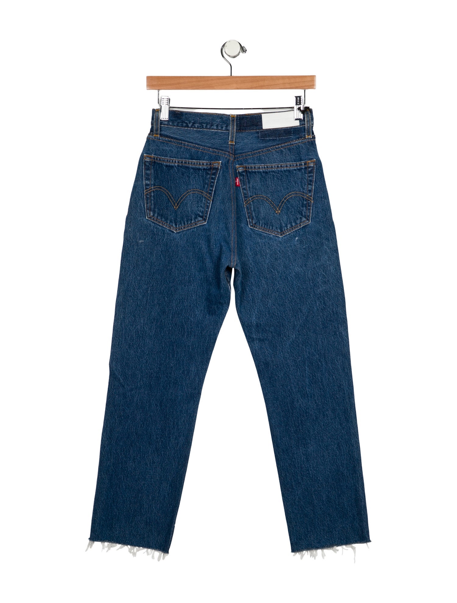 Re/Done X Levis High-Rise Straight Leg Jeans