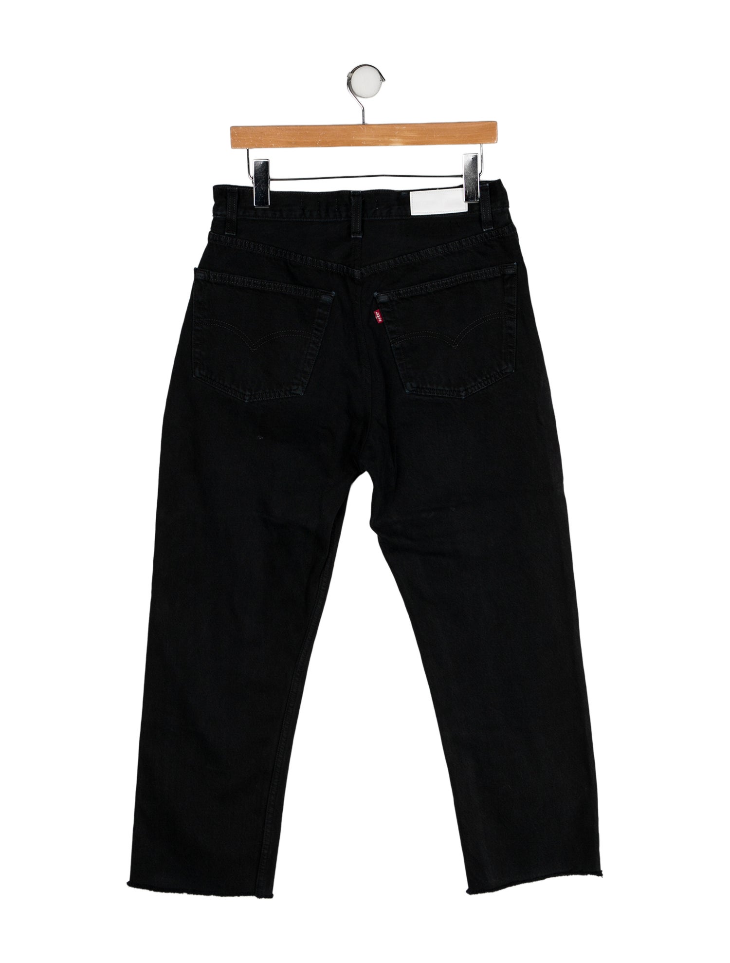 Re/Done X Levis High-Rise Straight Leg Jeans