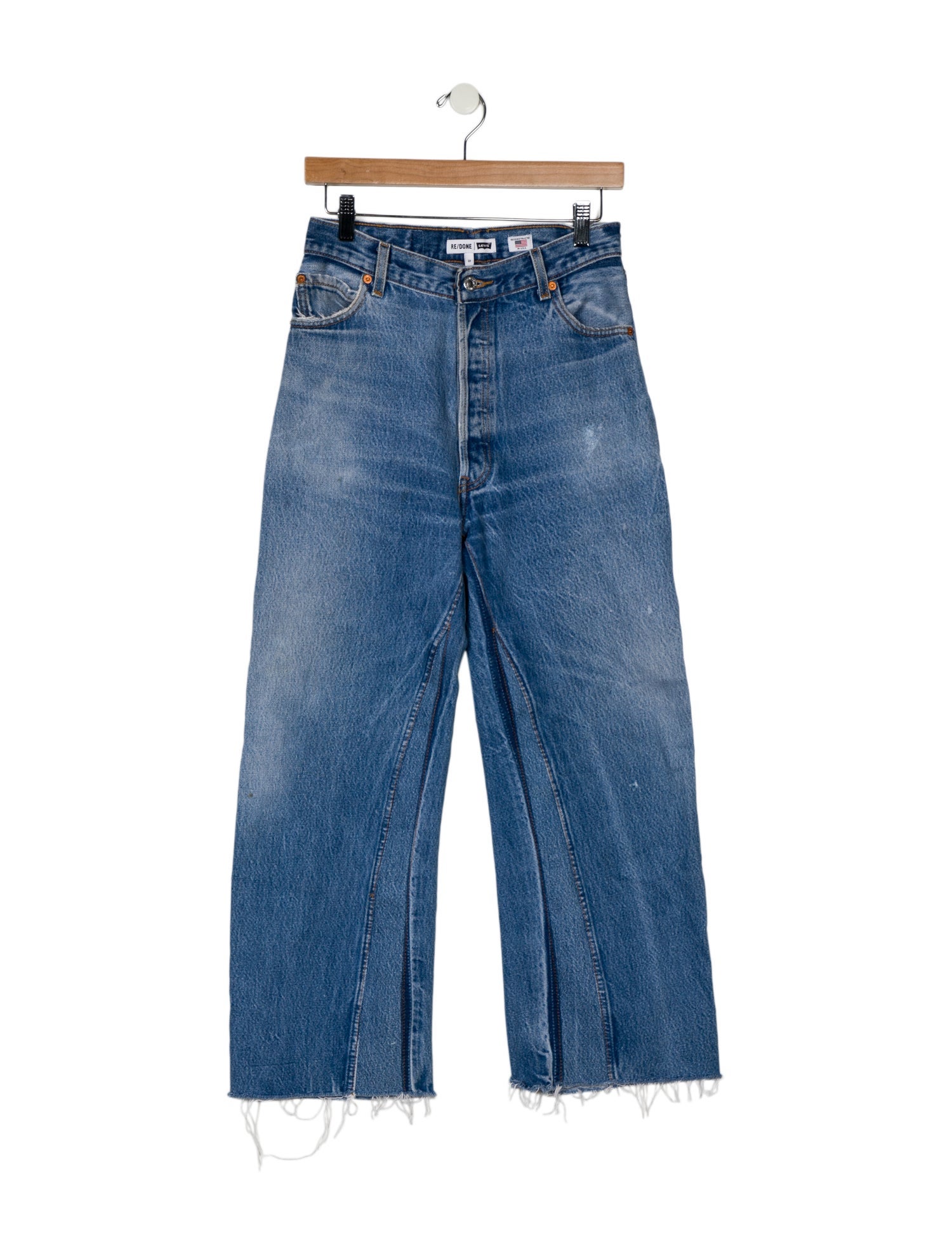 Re/Done X Levis High-Rise Wide Leg Jeans