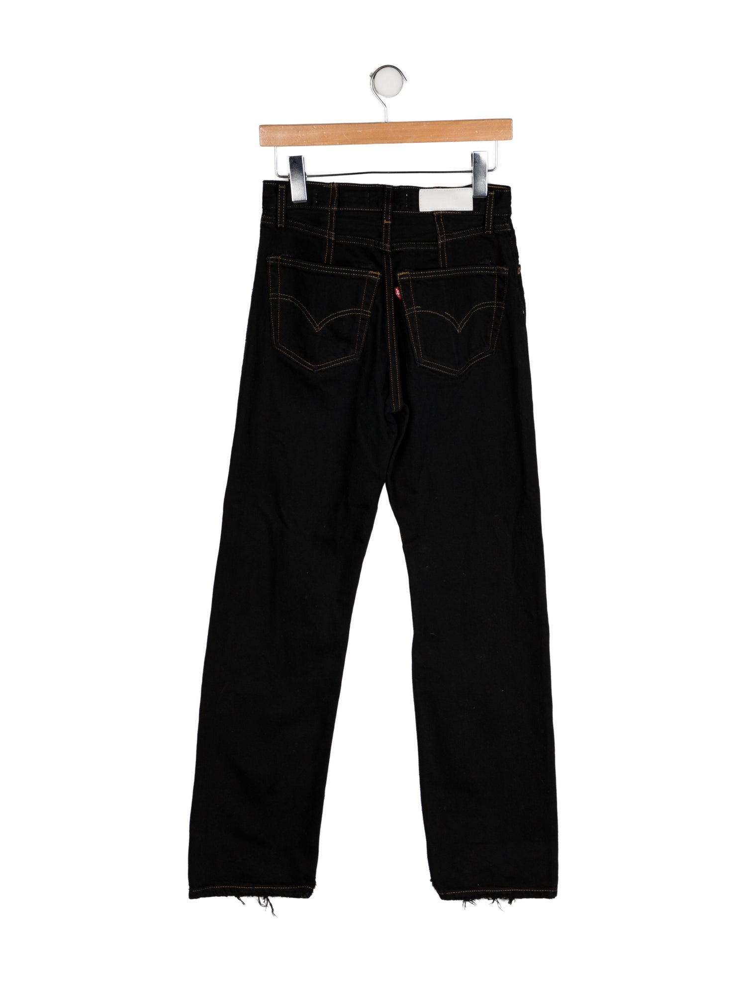 Re/Done X Levis High-Rise Straight Leg Jeans