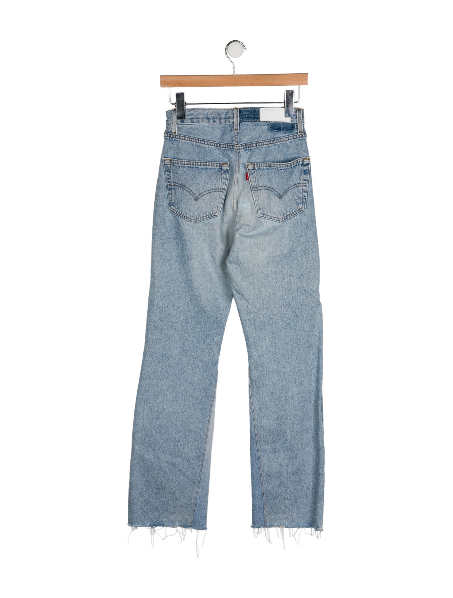Re/Done X Levis Mid-Rise Wide Leg Jeans