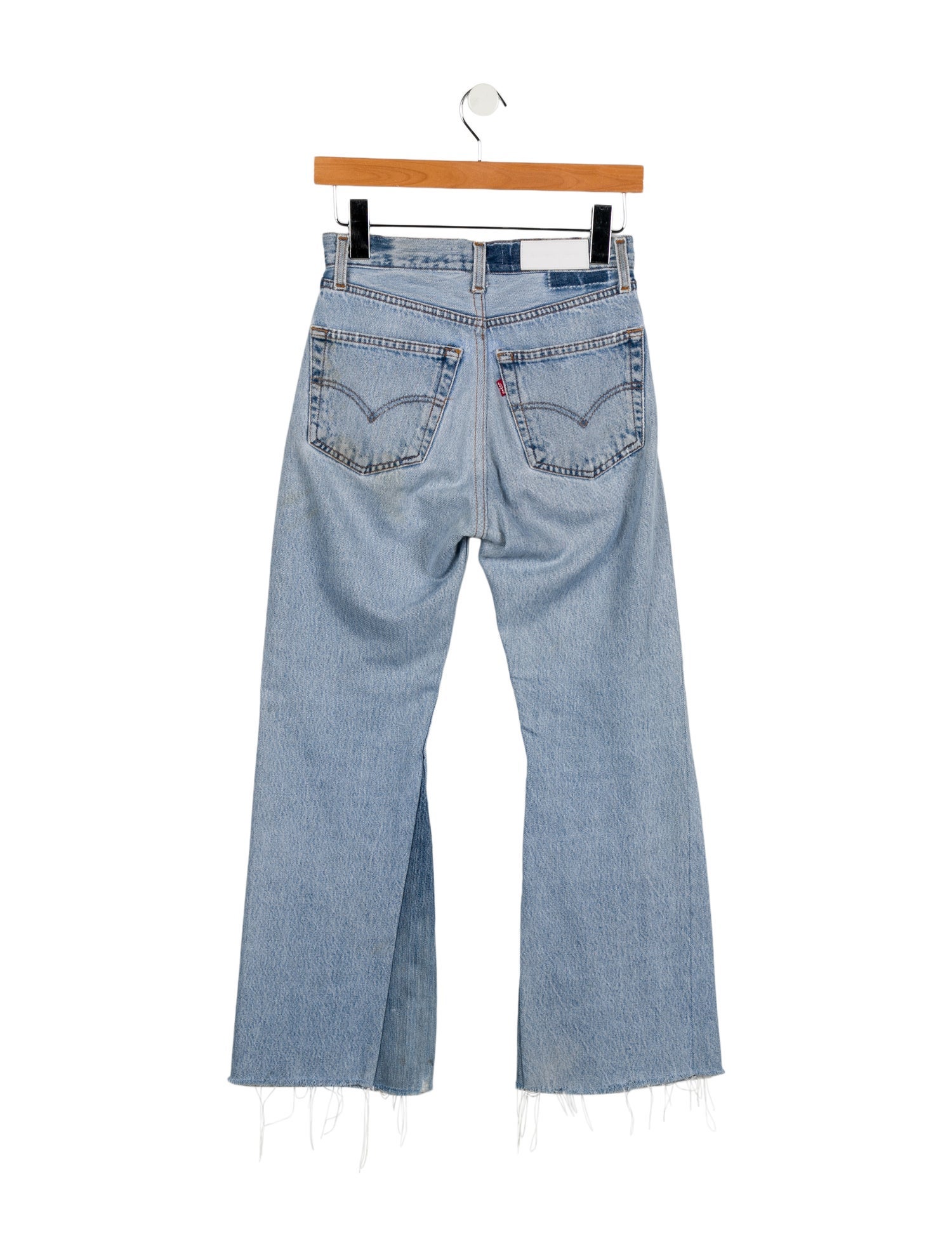 Re/Done X Levis Mid-Rise Wide Leg Jeans
