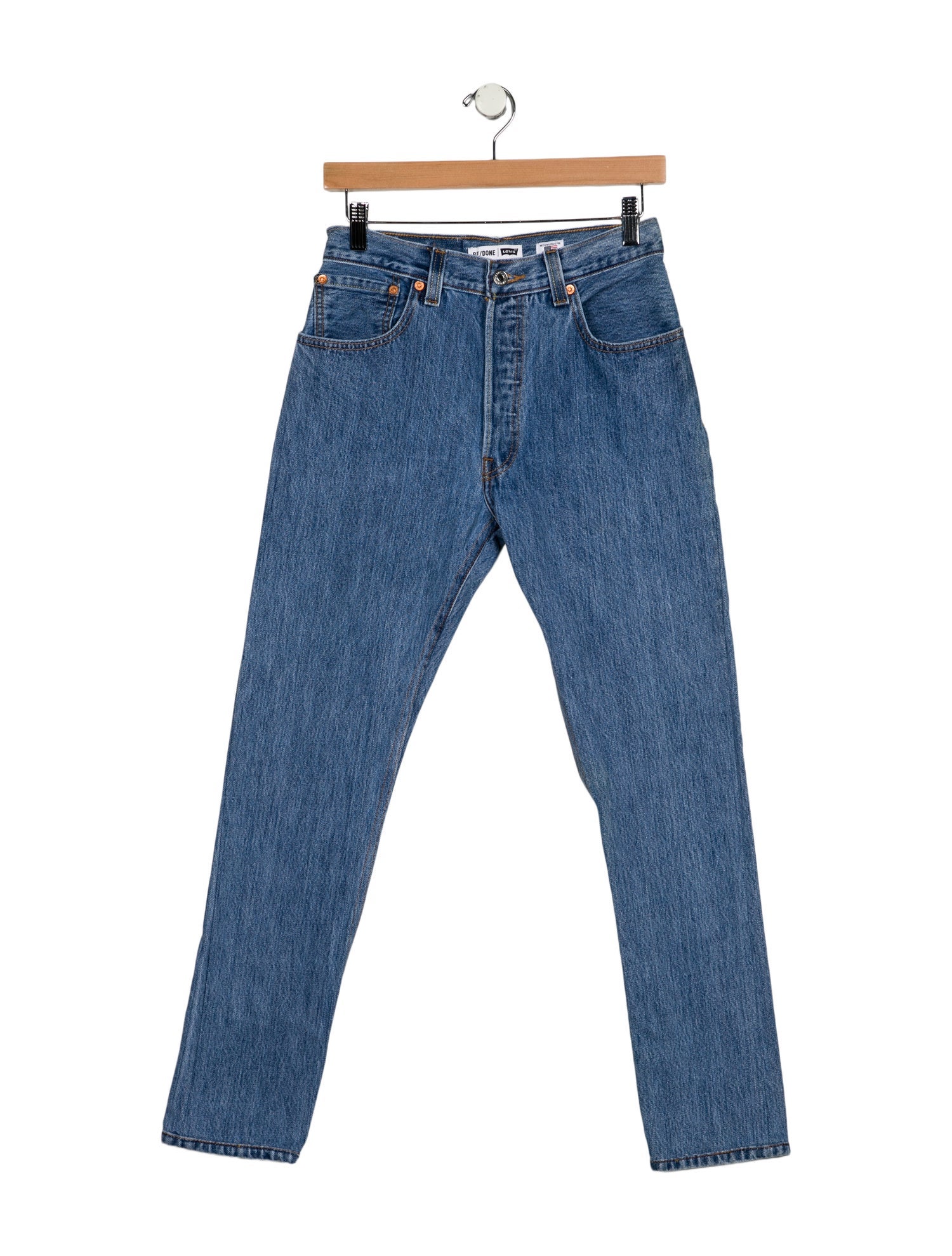 Re/Done X Levis Mid-Rise Skinny Leg Jeans