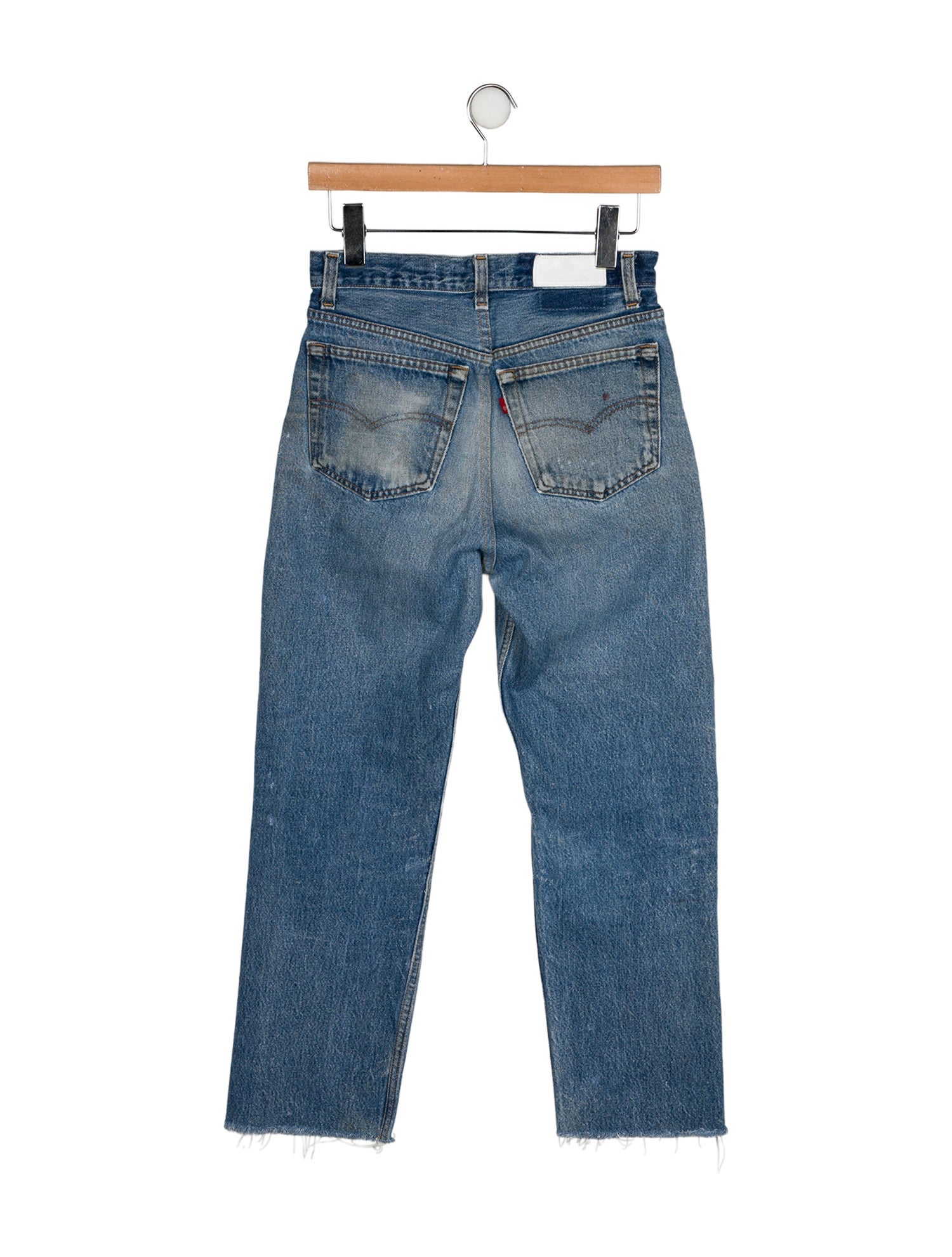 Re/Done X Levis High-Rise Straight Leg Jeans