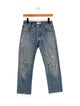 Re/Done X Levis Mid-Rise Straight Leg Jeans
