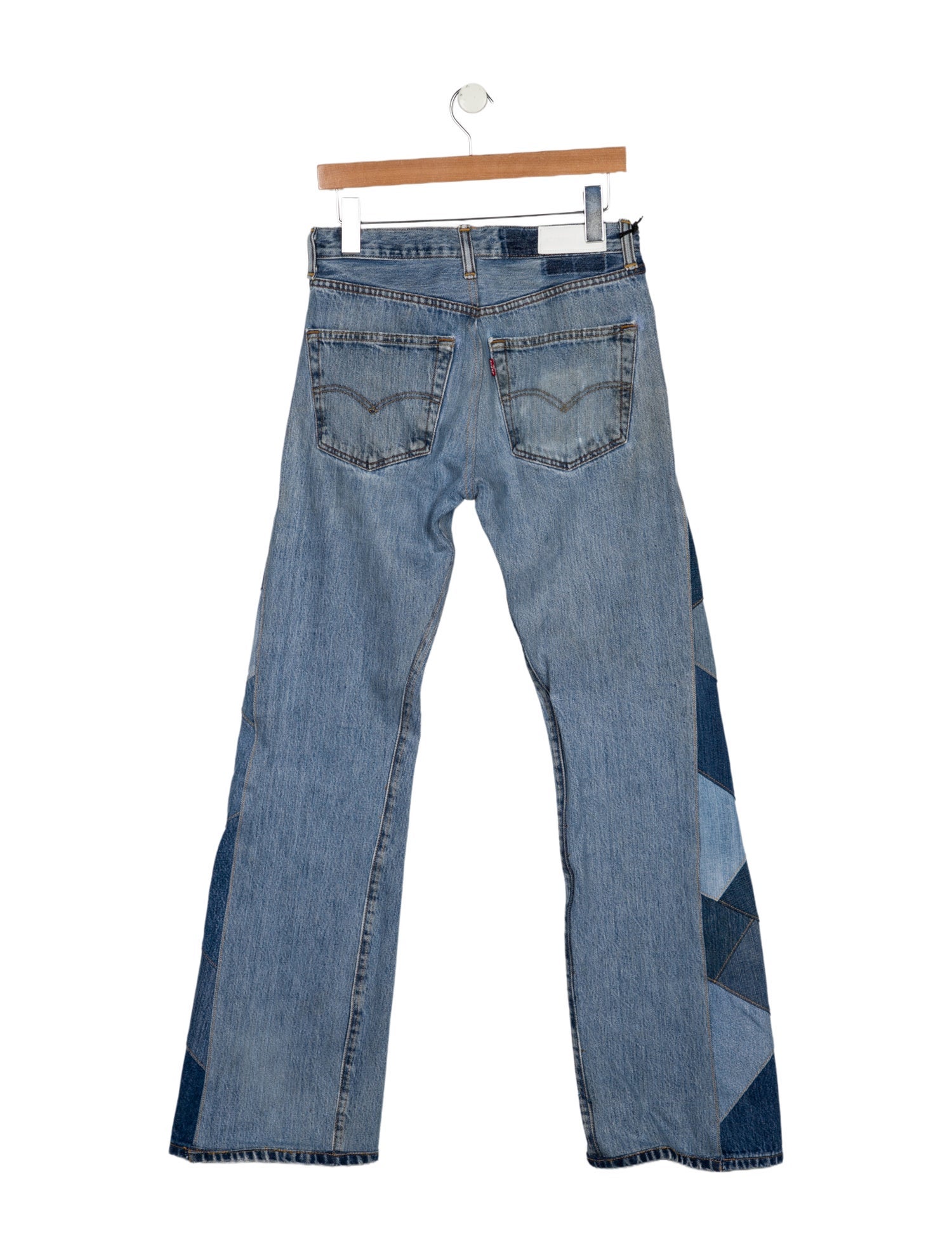 Re/Done X Levis Mid-Rise Wide Leg Jeans