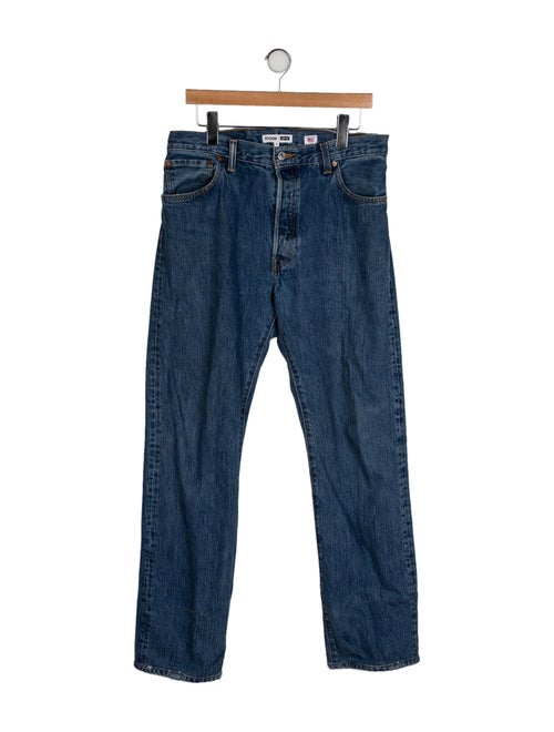 Re/Done X Levis High-Rise Straight Leg Jeans