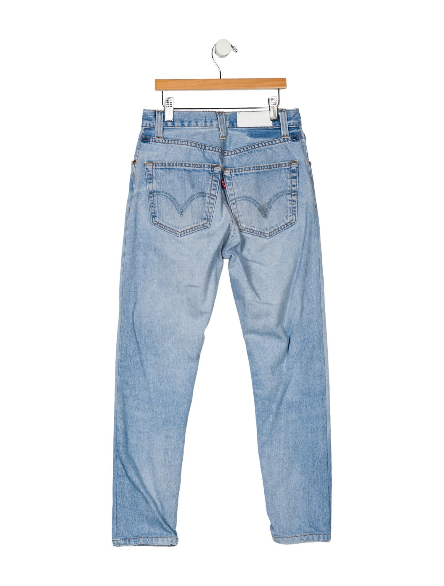 Re/Done X Levis High-Rise Straight Leg Jeans