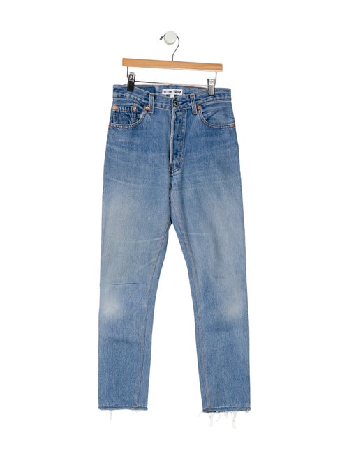 Re/Done X Levis Mid-Rise Skinny Leg Jeans