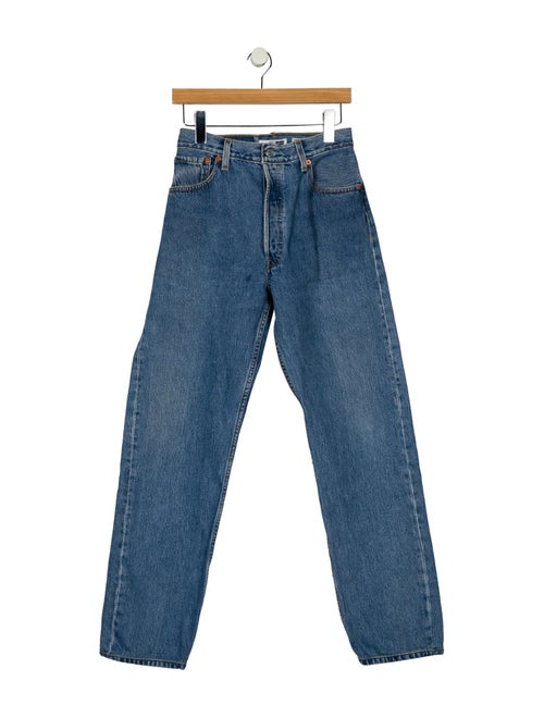 Re/Done X Levis High-Rise Straight Leg Jeans