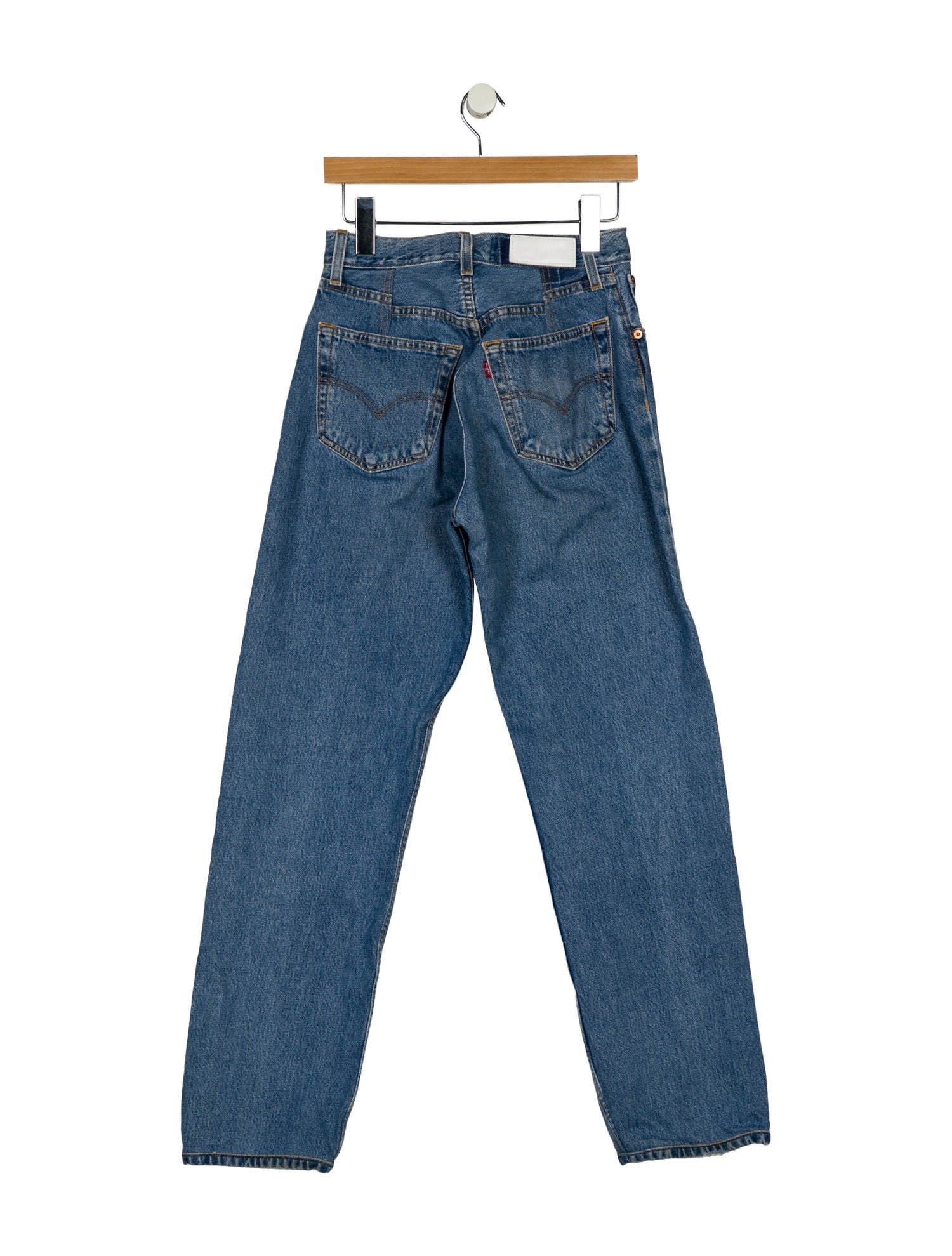 Re/Done X Levis High-Rise Straight Leg Jeans