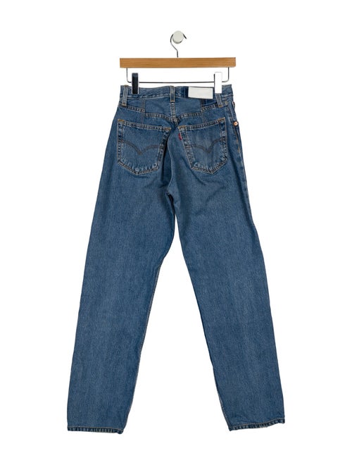 Re/Done X Levis High-Rise Straight Leg Jeans