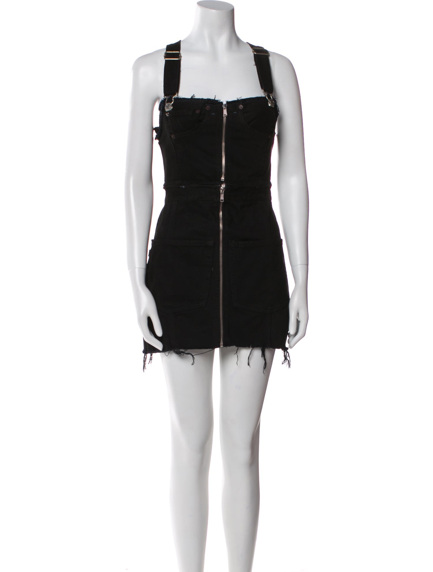 Re/Done X Levis Square Neckline Mini Dress