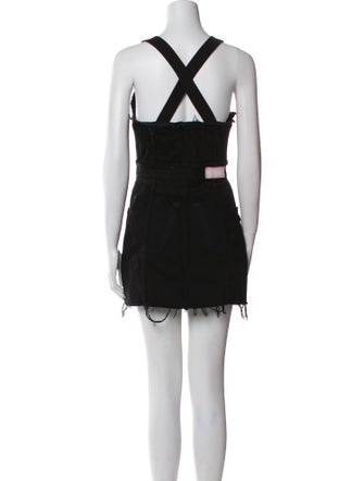 Re/Done X Levis Square Neckline Mini Dress