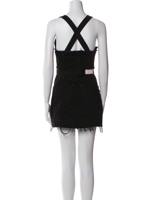 Re/Done X Levis Square Neckline Mini Dress