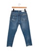Re/Done X Levis Mid-Rise Straight Leg Jeans