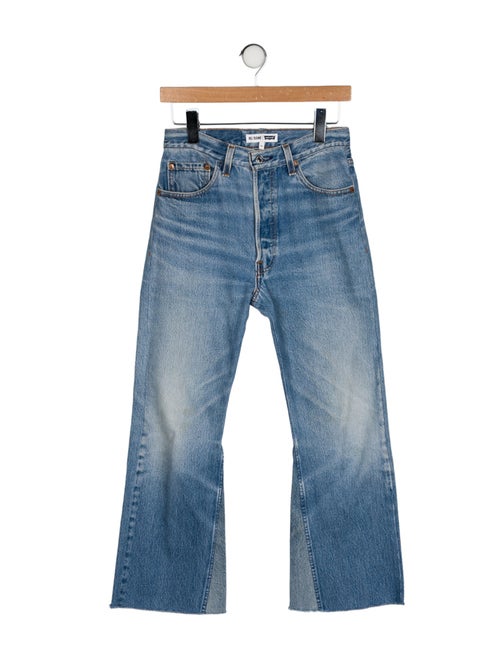 Re/Done X Levis Mid-Rise Wide Leg Jeans