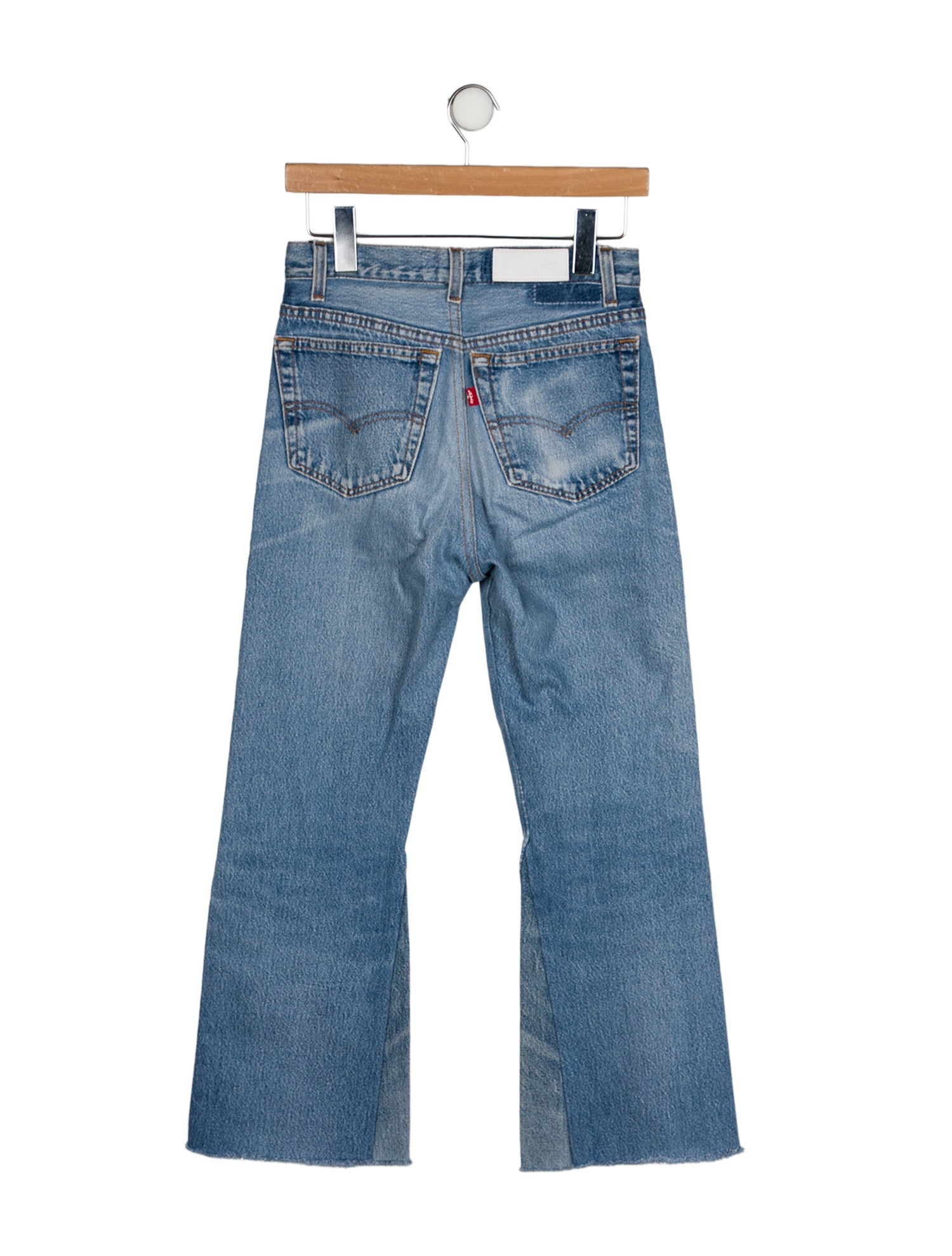 Re/Done X Levis Mid-Rise Wide Leg Jeans