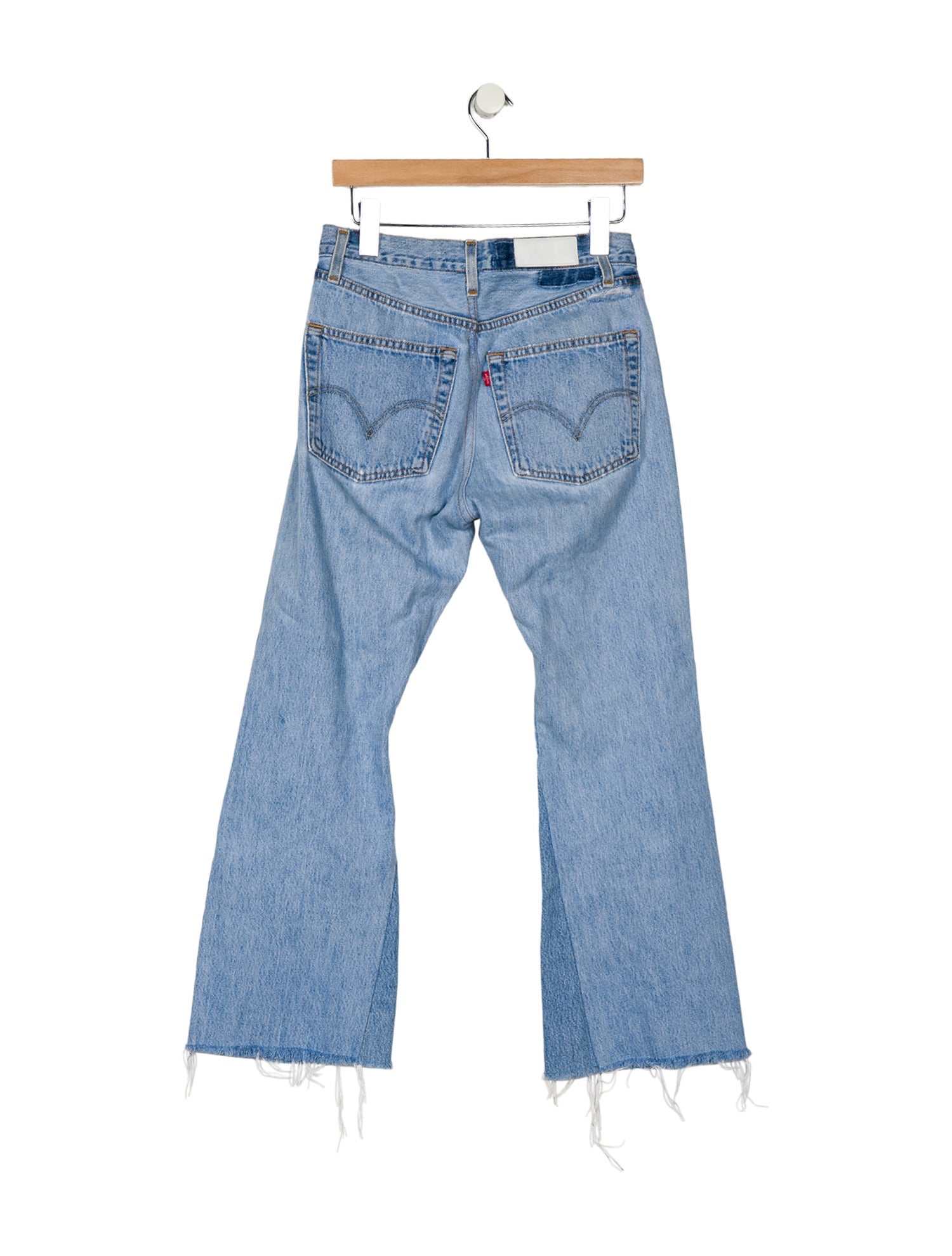 Re/Done X Levis Mid-Rise Wide Leg Jeans