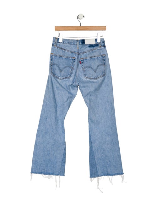 Re/Done X Levis Mid-Rise Wide Leg Jeans