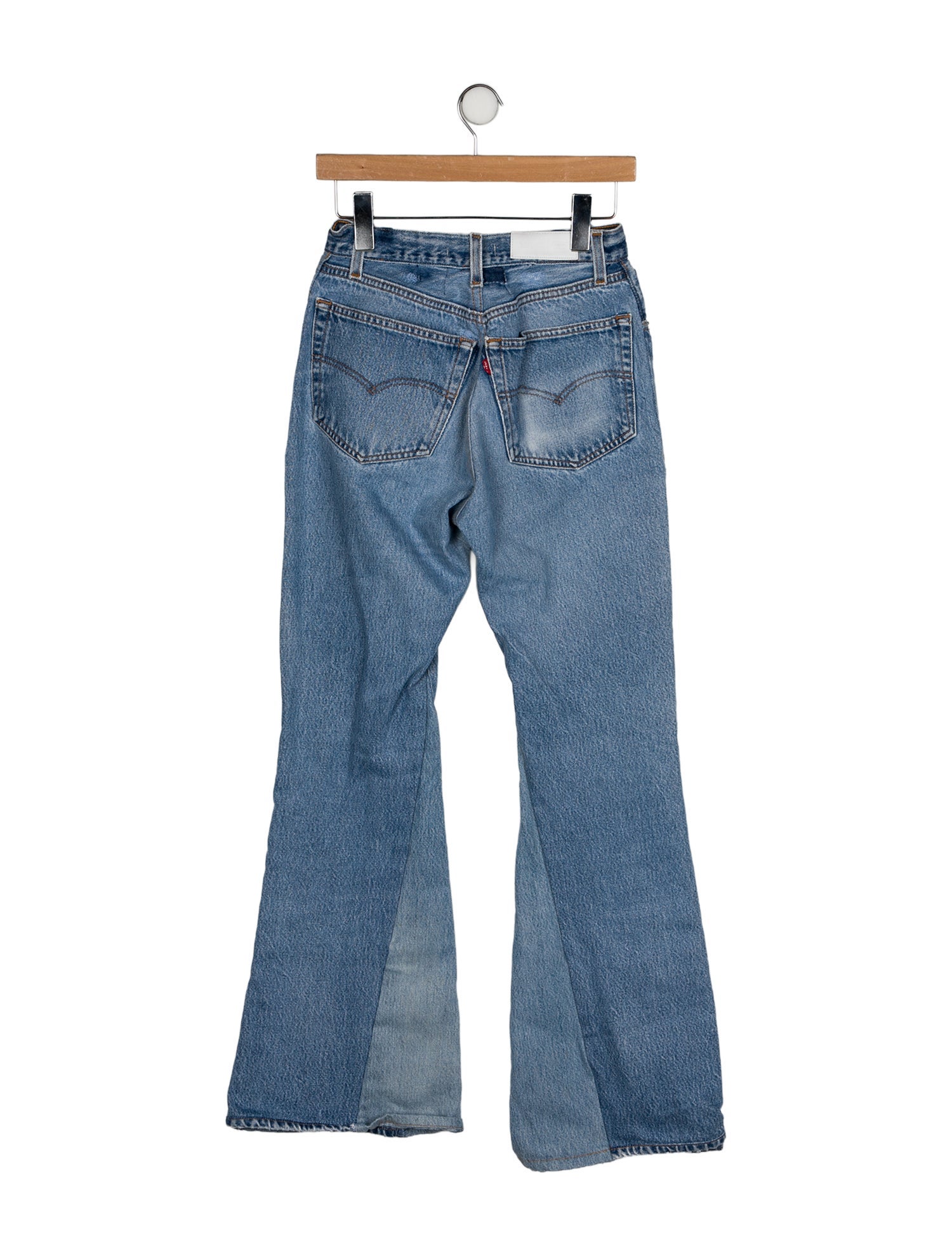Re/Done X Levis Mid-Rise Wide Leg Jeans