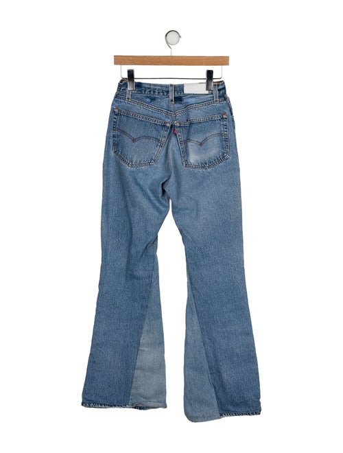 Re/Done X Levis Mid-Rise Wide Leg Jeans