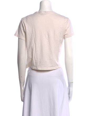 Re/Done X Levis Bateau Neckline Short Sleeve T-Shirt