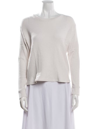 Re/Done X Levis Bateau Neckline Long Sleeve Top