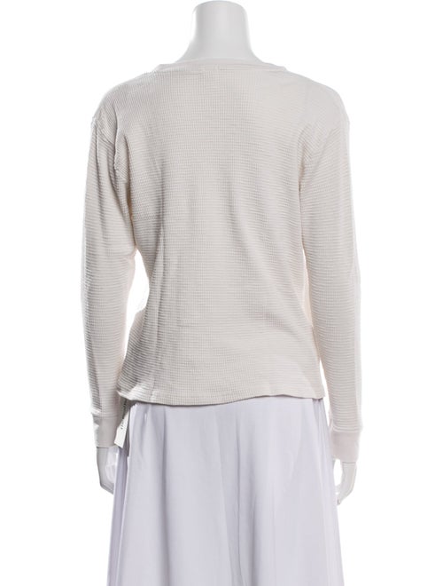 Re/Done X Levis Bateau Neckline Long Sleeve Top