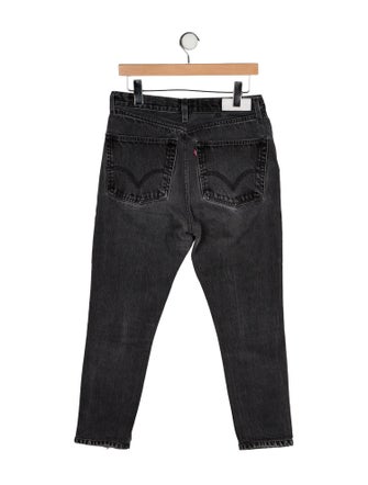 Re/Done X Levis High-Rise Straight Leg Jeans