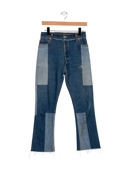 Re/Done X Levis High-Rise Straight Leg Jeans