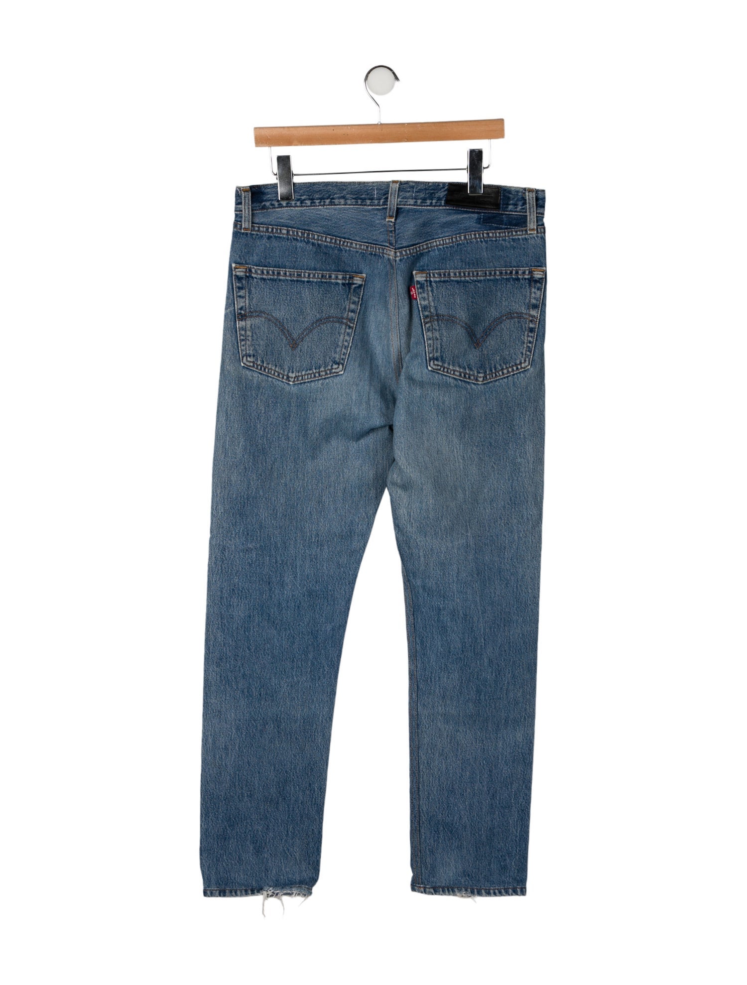 Re/Done X Levis High-Rise Straight Leg Jeans