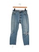 Re/Done X Levis Mid-Rise Straight Leg Jeans
