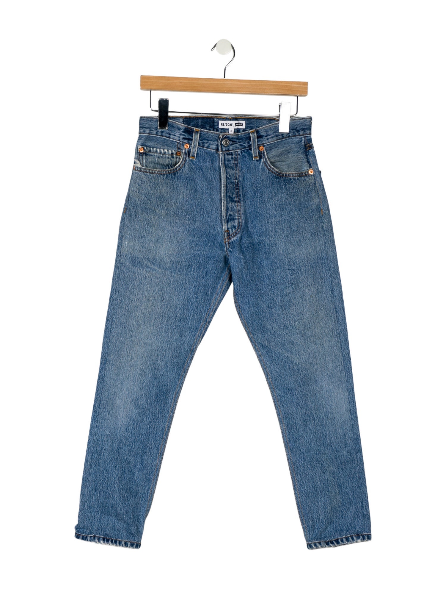 Re/Done X Levis Mid-Rise Skinny Leg Jeans