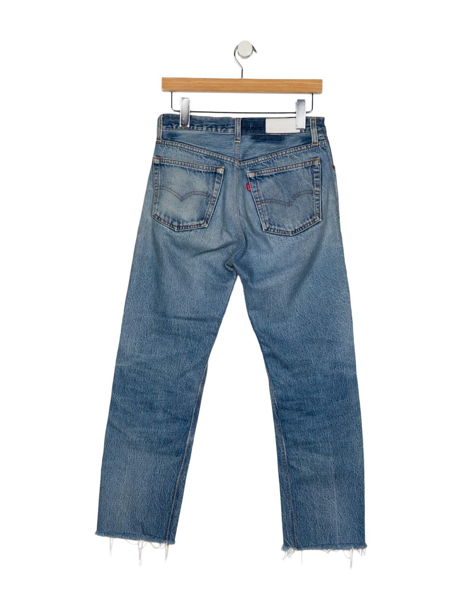 Re/Done X Levis High-Rise Straight Leg Jeans