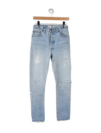 Re/Done X Levis Mid-Rise Skinny Leg Jeans