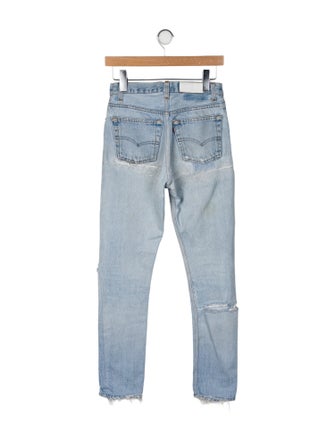 Re/Done X Levis Mid-Rise Skinny Leg Jeans