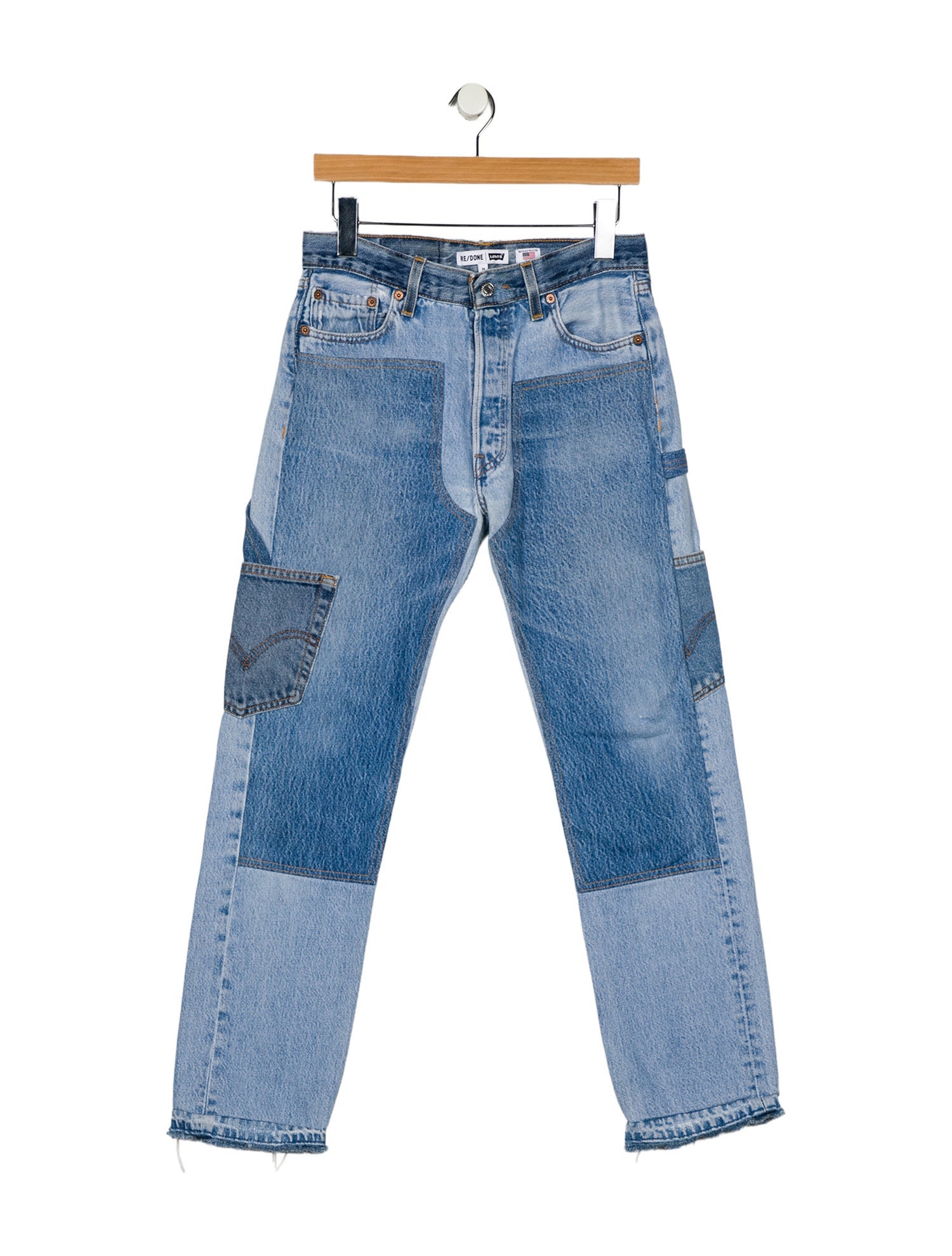 Re/Done X Levis High-Rise Straight Leg Jeans