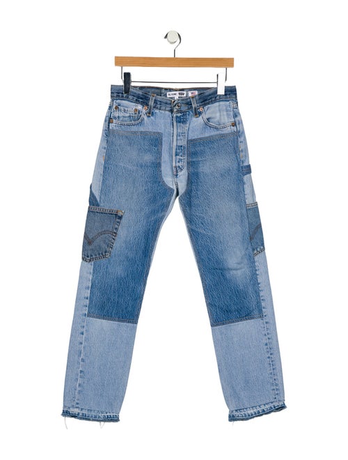 Re/Done X Levis High-Rise Straight Leg Jeans