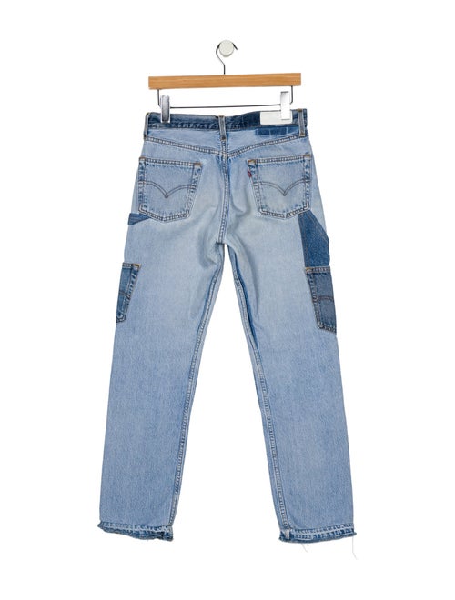 Re/Done X Levis High-Rise Straight Leg Jeans