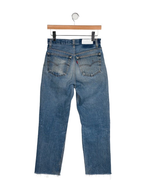 Re/Done X Levis High-Rise Straight Leg Jeans