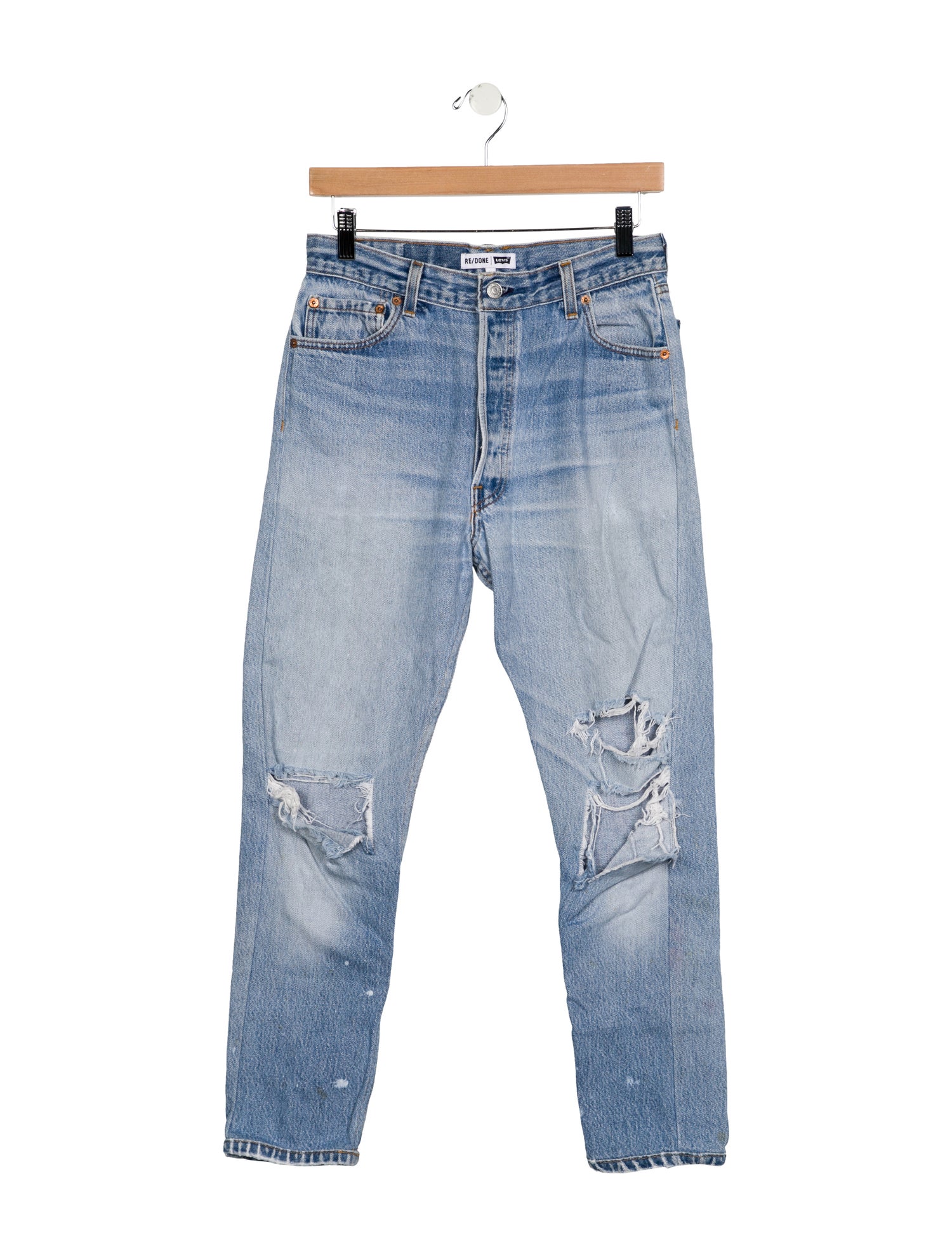 Re/Done X Levis Mid-Rise Skinny Leg Jeans