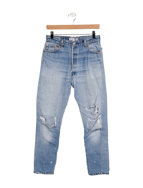 Re/Done X Levis Mid-Rise Skinny Leg Jeans