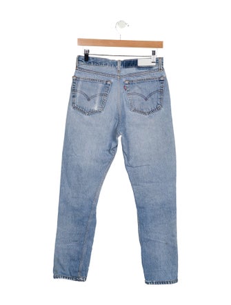 Re/Done X Levis Mid-Rise Skinny Leg Jeans