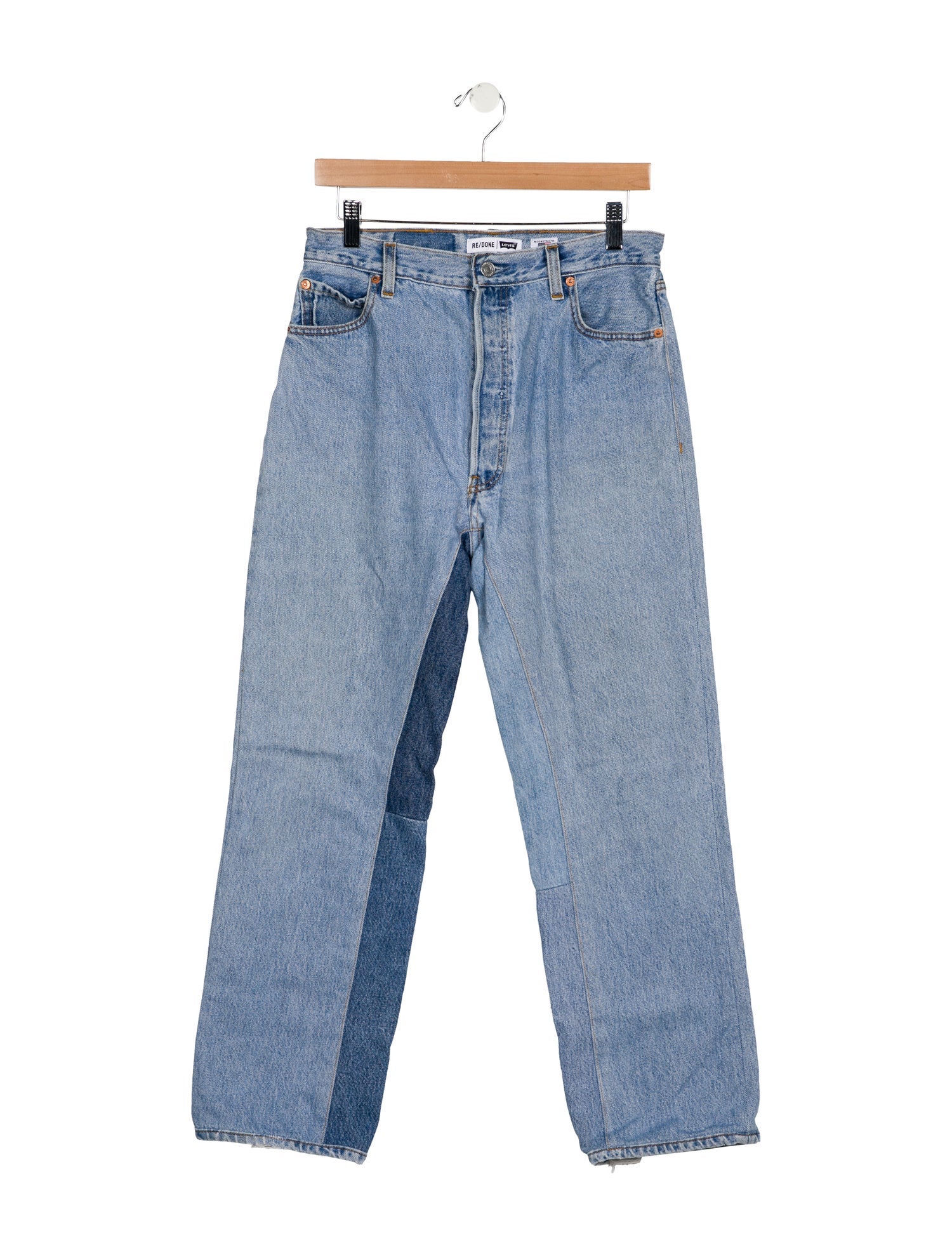 Re/Done X Levis High-Rise Straight Leg Jeans