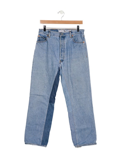 Re/Done X Levis High-Rise Straight Leg Jeans