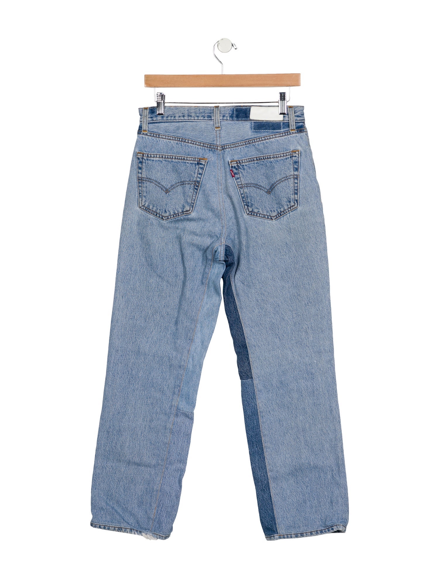 Re/Done X Levis High-Rise Straight Leg Jeans