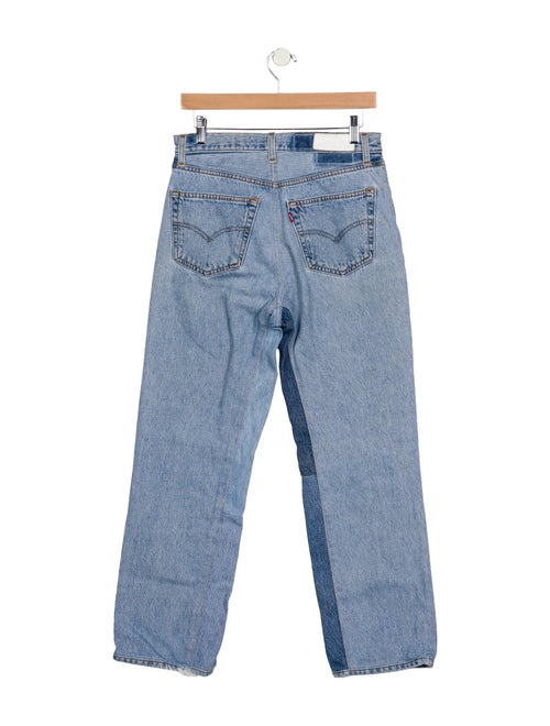 Re/Done X Levis High-Rise Straight Leg Jeans